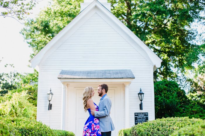 Clay & Amanda | Engagement photoshoot at The Crescent, Valdosta GA