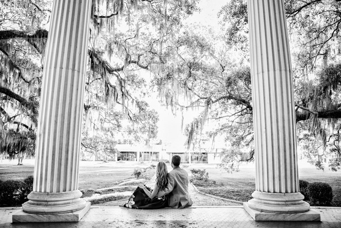 Clay & Amanda | Engagement photoshoot at The Crescent, Valdosta GA