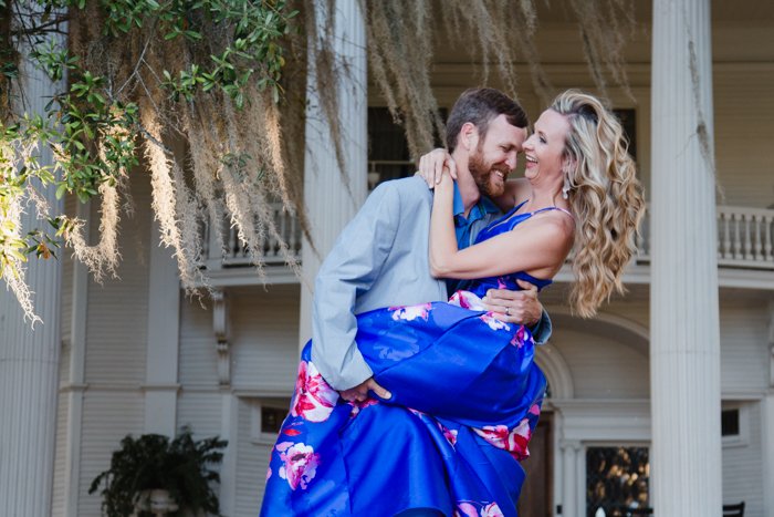 Clay & Amanda | Engagement photoshoot at The Crescent, Valdosta GA