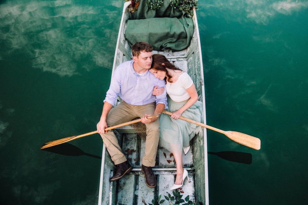 Boat engagement session