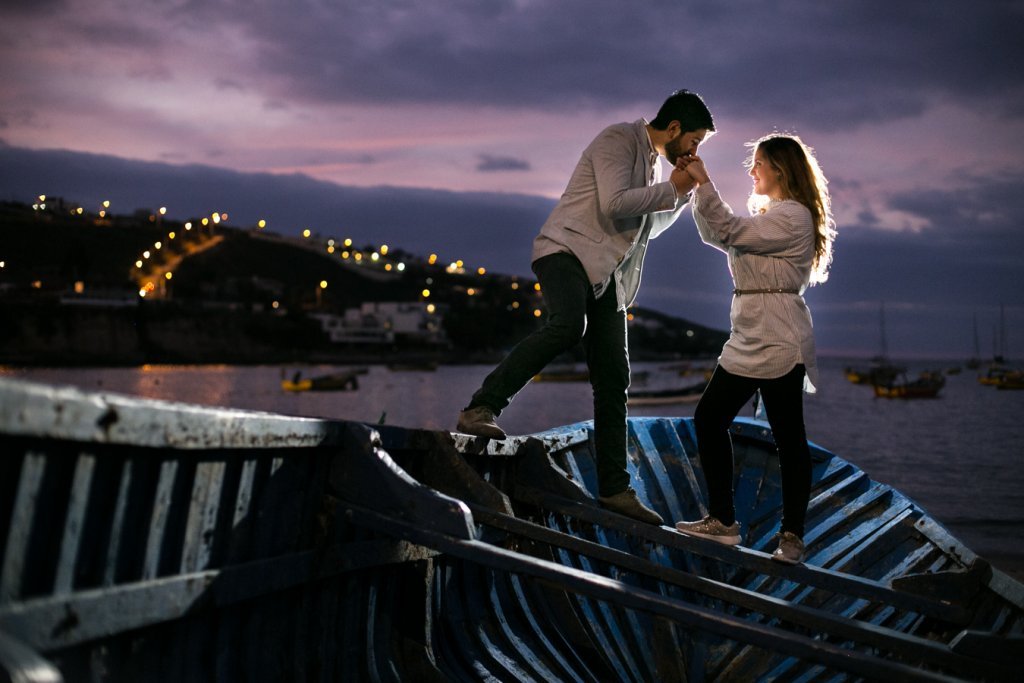 Bryan & Astrid fotos en las orillas de la Serena, Coquimbo, Chile