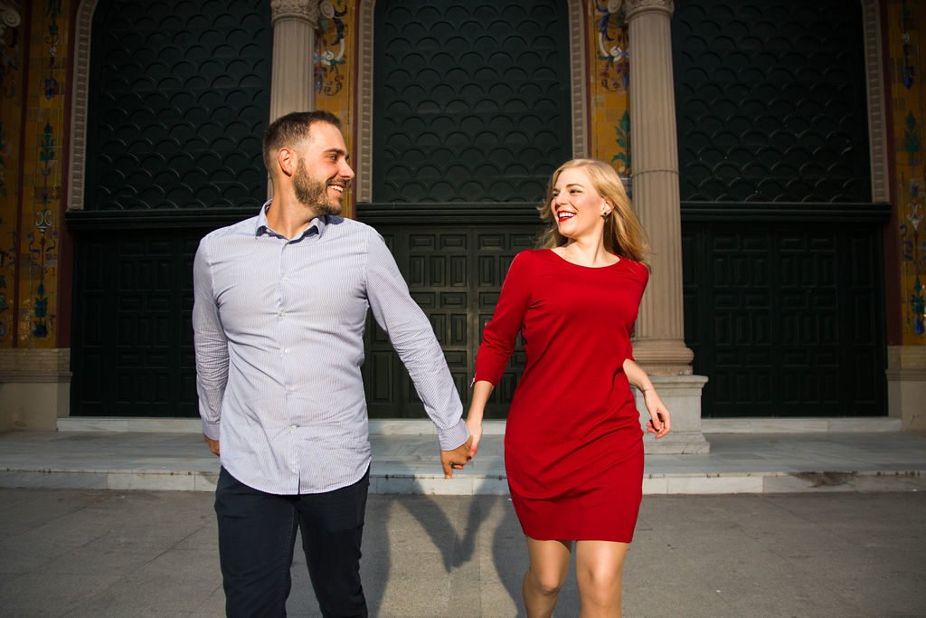 Sesión pre boda en Parque El Retiro, Madrid España