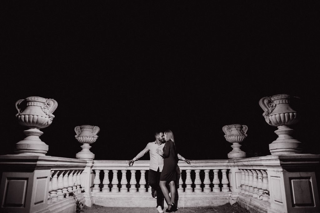 fotos de pareja en Parque El Retiro, Madrid España