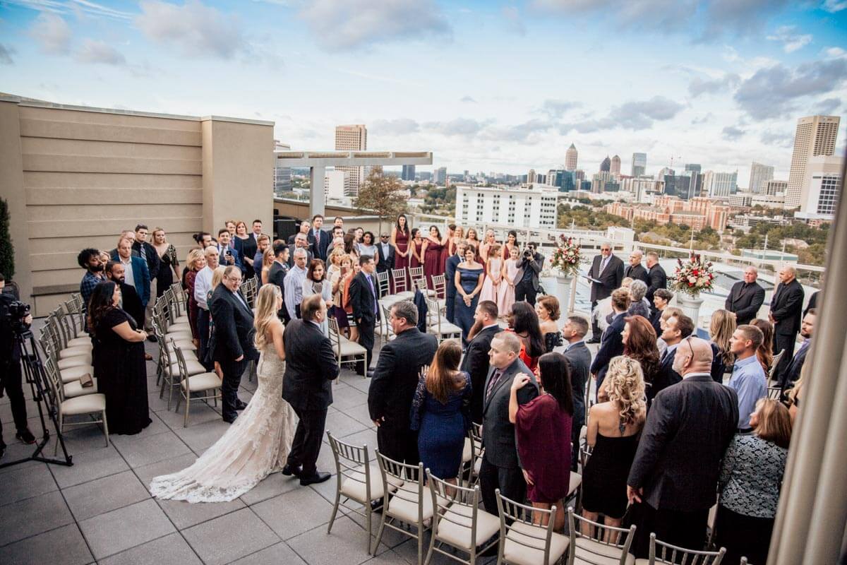 Wedding at Venue ventanas Atlanta | Brittany & Christopher