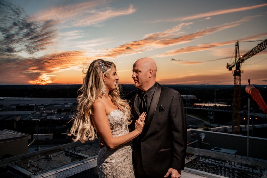 Rooftop Wedding Ventanas Atlanta | Brittany & Christopher