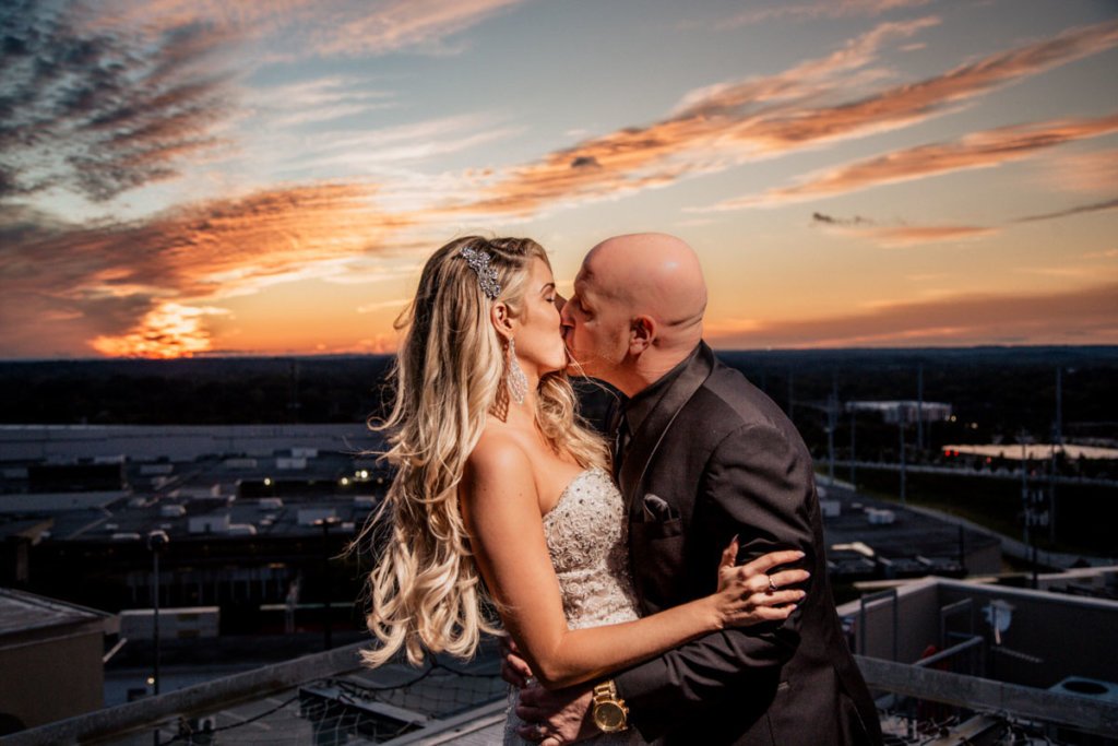 Rooftop Wedding Ventanas Atlanta | Brittany & Christopher