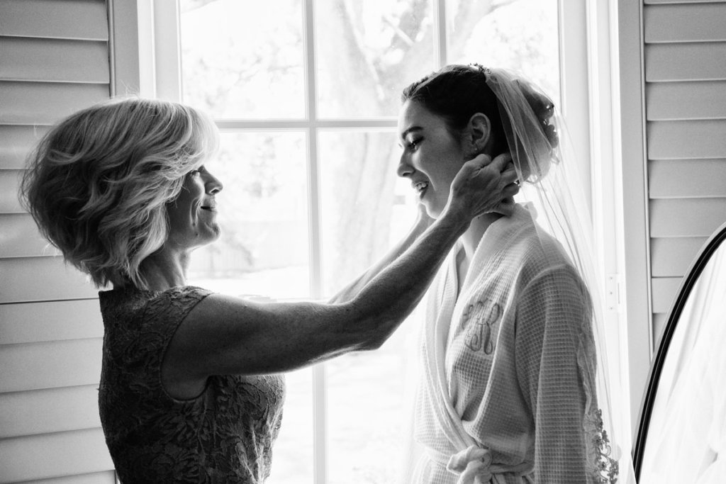 bride Getting ready