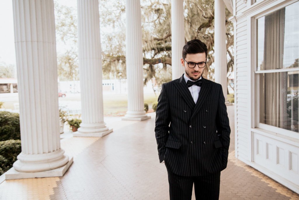 Sunni & Felipe - Valdosta GA Wedding Photographers velas Studio118 Groom waiting