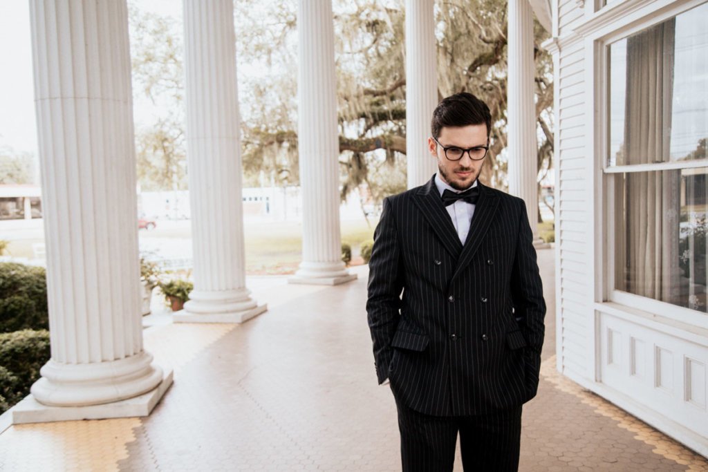 Groom waiting