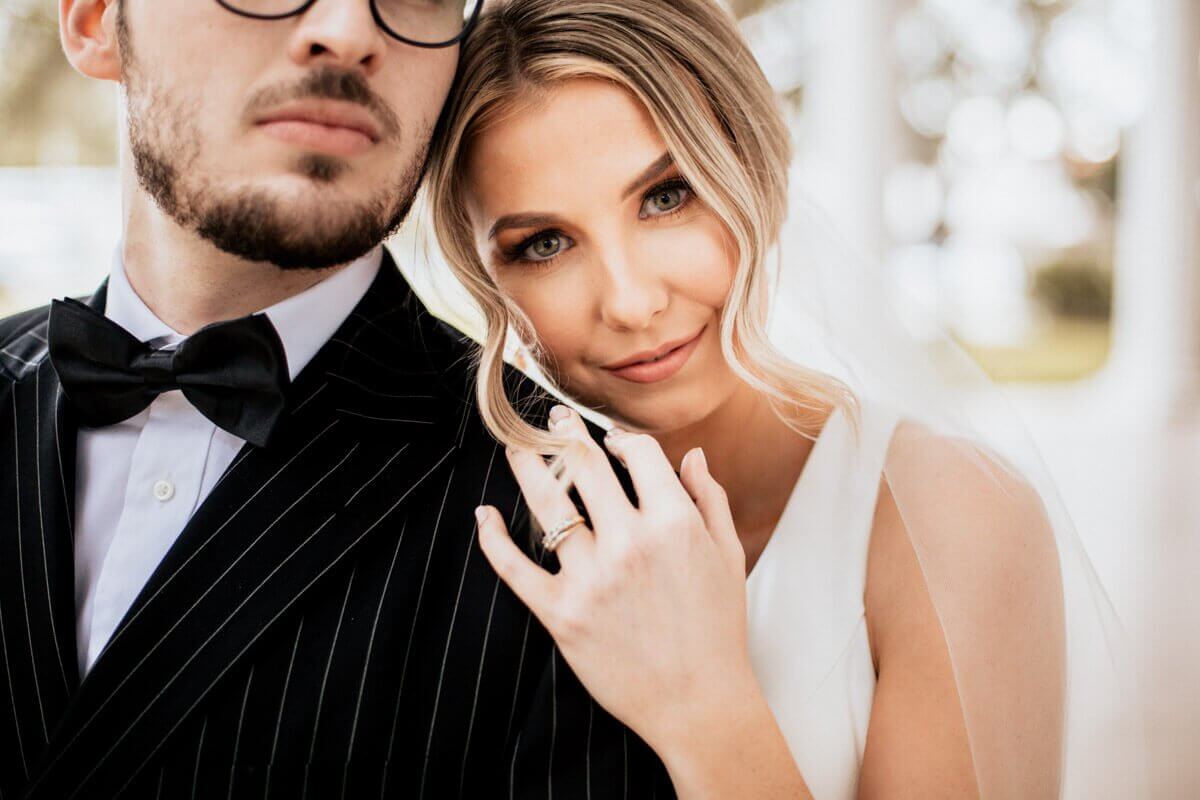 Bride and Groom in Valdosta Georgia