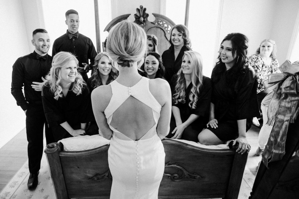 Sunni & Felipe - Valdosta GA Wedding Photographers velas Studio72 Bride with wedding party
