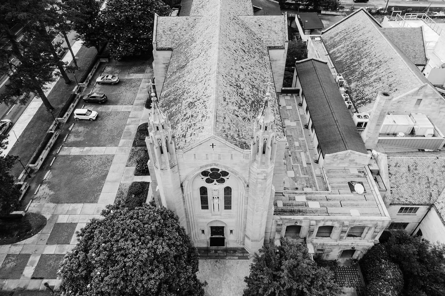 Church BW The Cathedral Of Christ The King