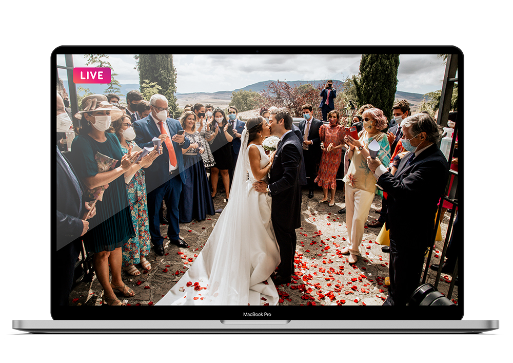 MacBook Pro 16 live streaming para bodas live streaming para bodas