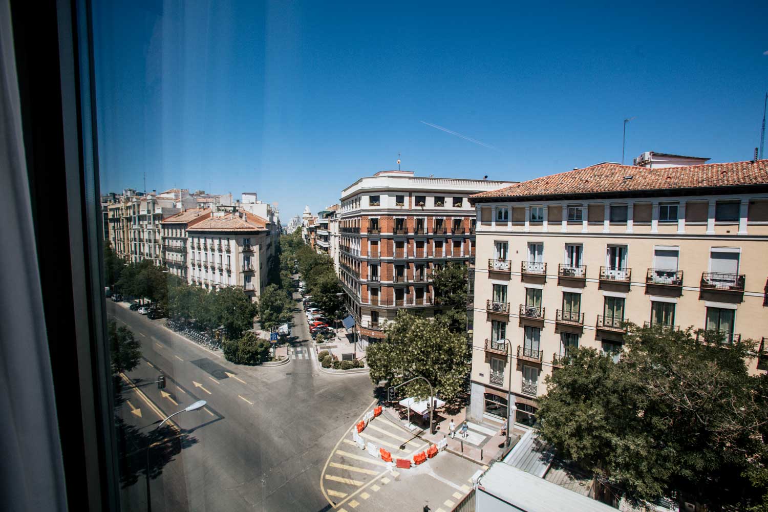 vista desde el hotel H10 Puerta de Alcalá 4