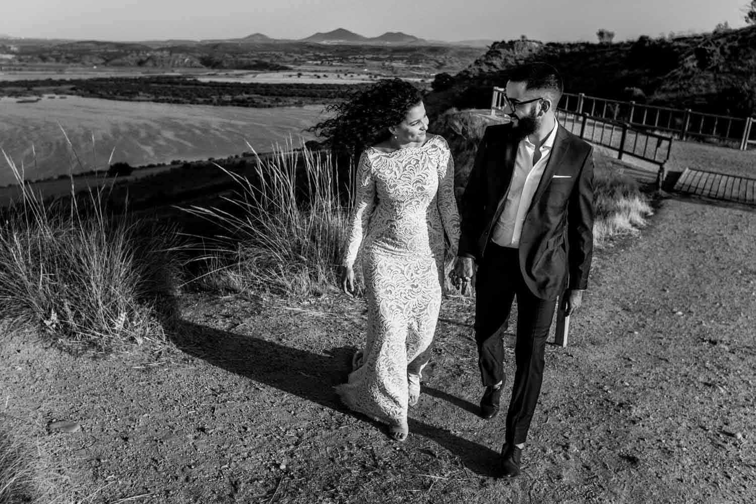 sesión post boda en las barrancas de burujón toledo