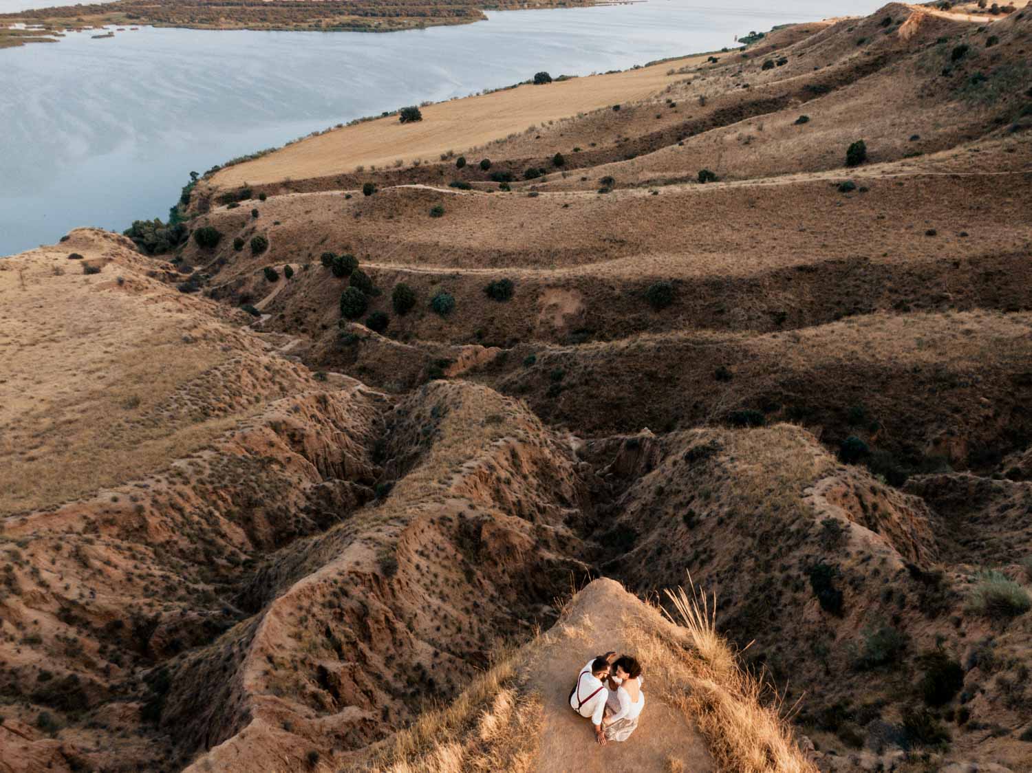 sesión post boda en las barrancas de burujón toledo