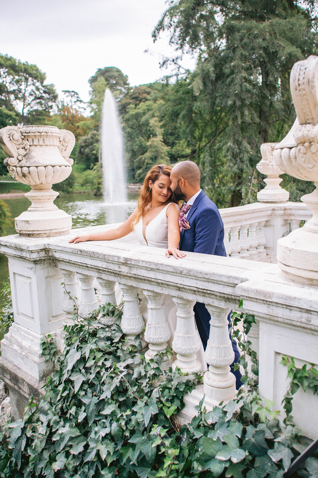 pareja en Parque de El Retiro