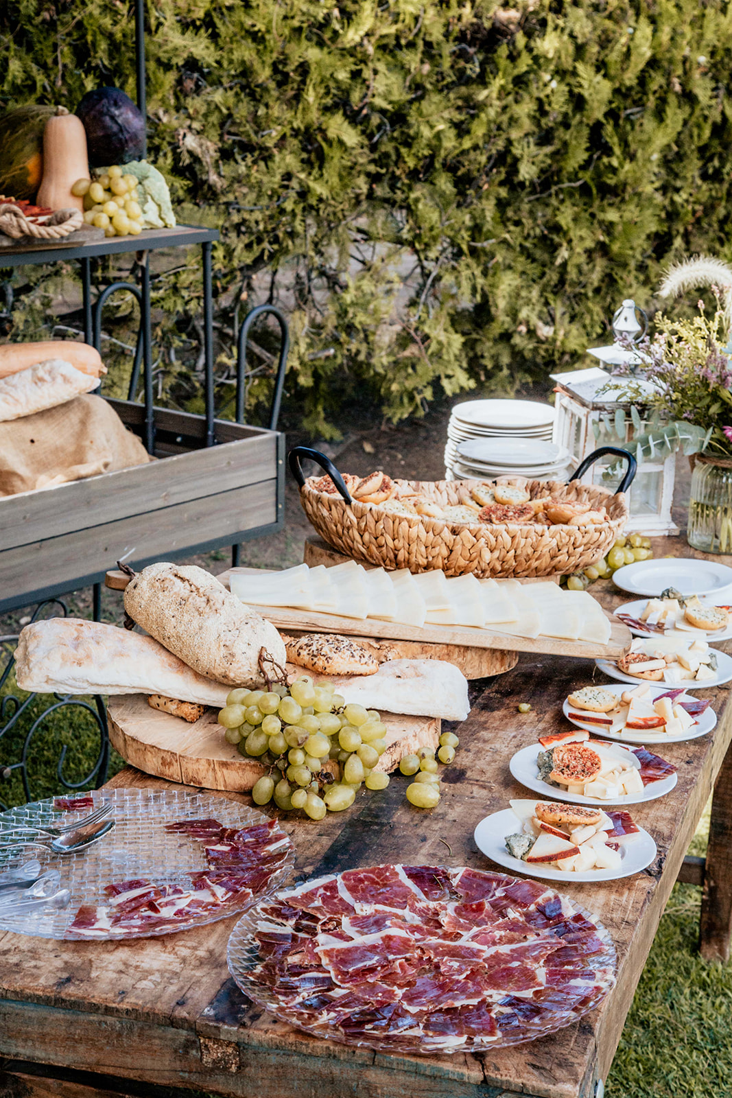 comida en la boda