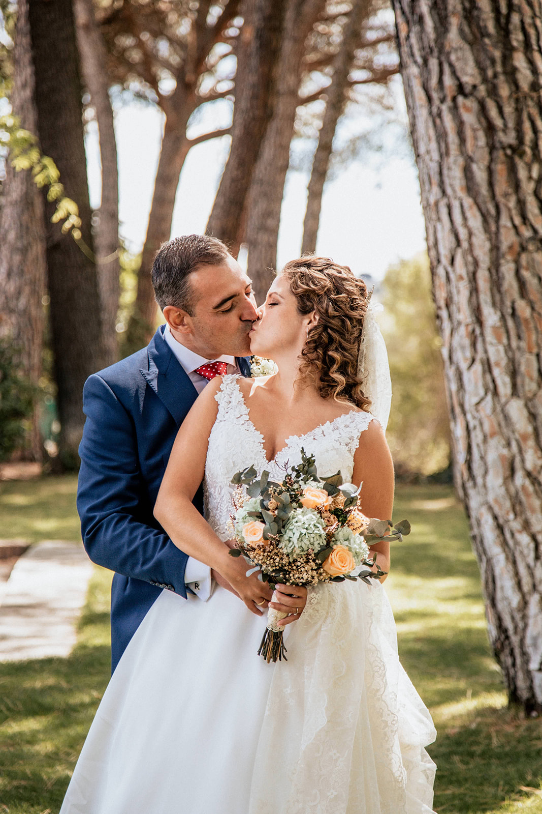 beso de pareja