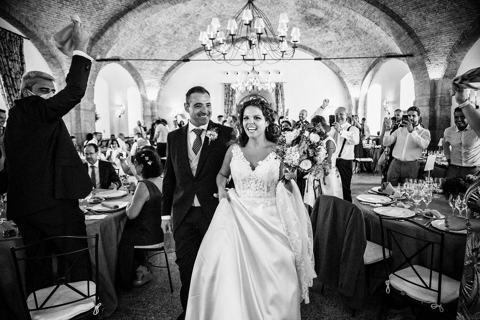pareja en Boda en Pabellon de Caza Castillo de Viñuelas Madrid