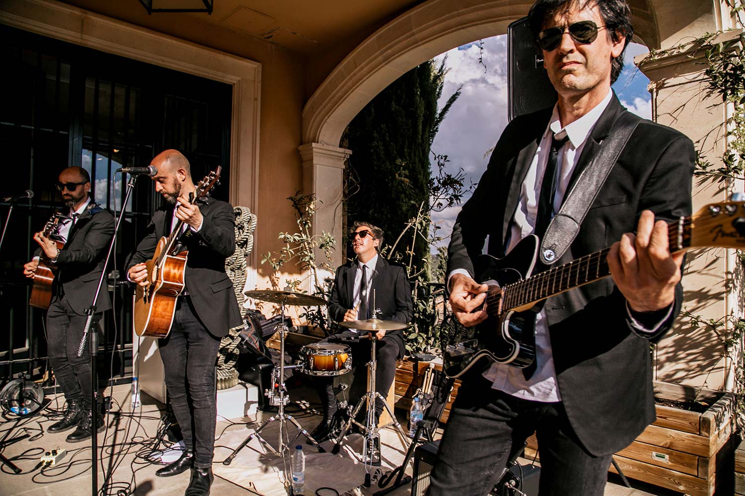 banda en una boda