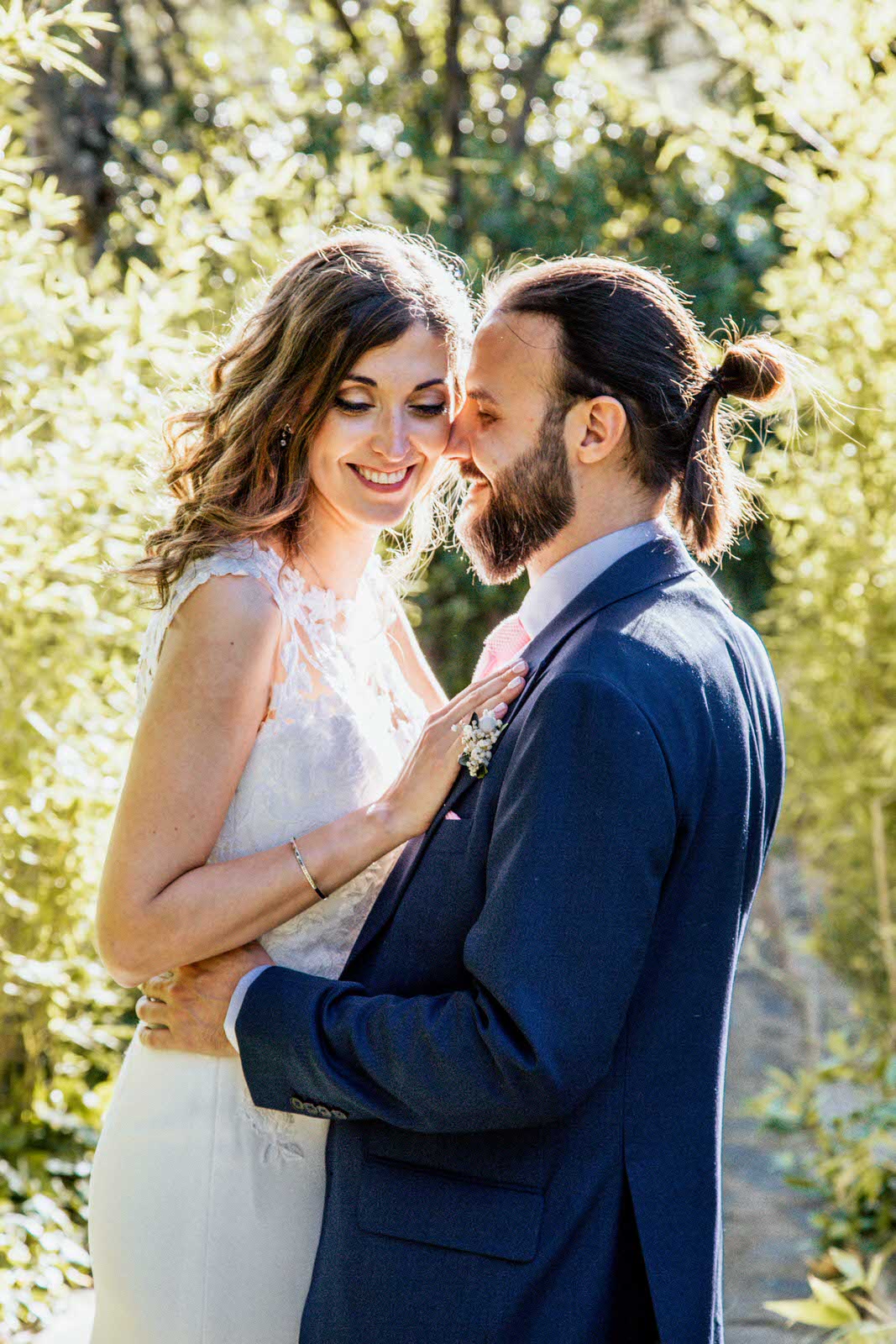 retrato de los novios en Finca Etxemendi-Etxondo