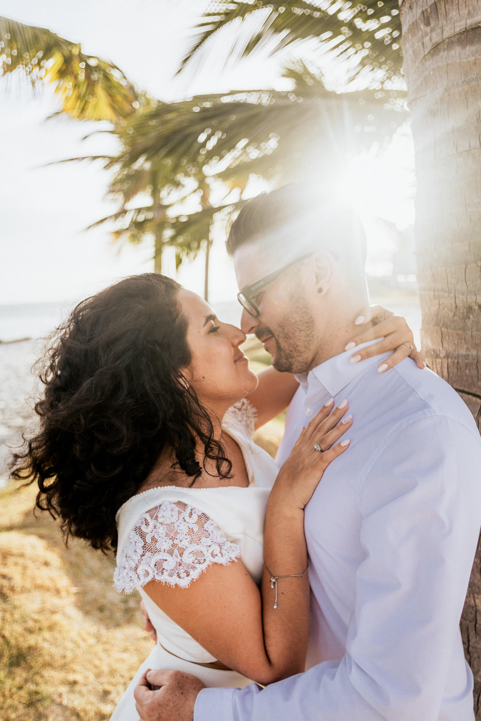 pareja en la playa