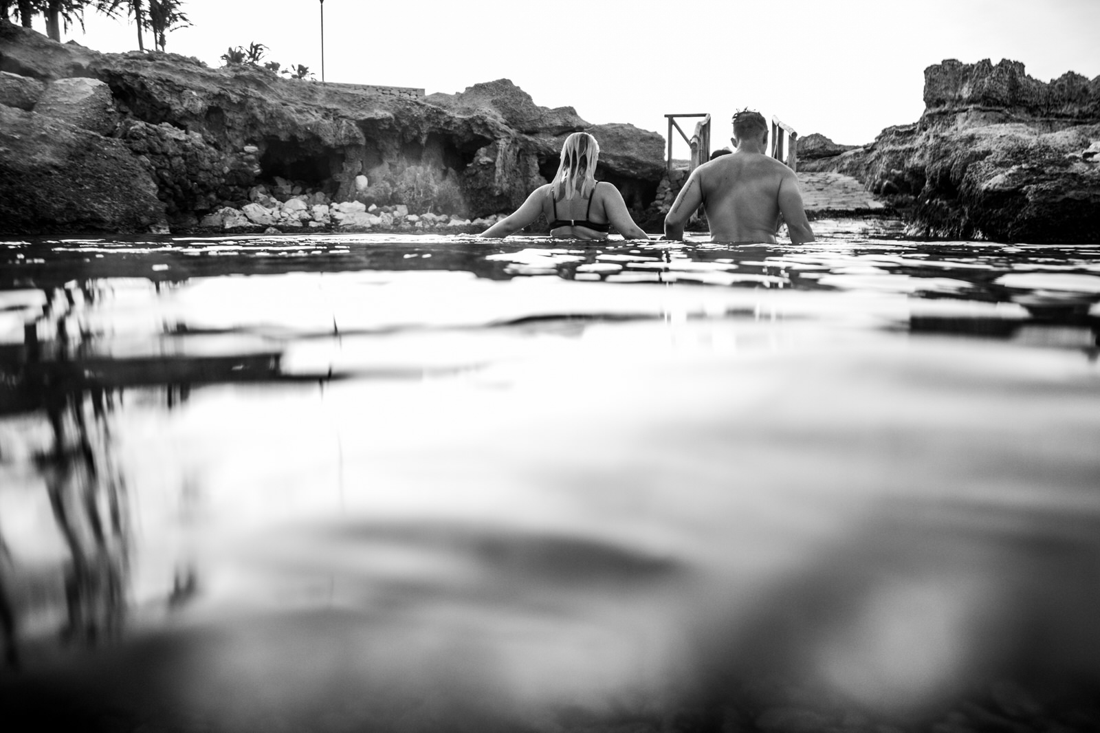 Pareja en Cala Blanca - Jávea