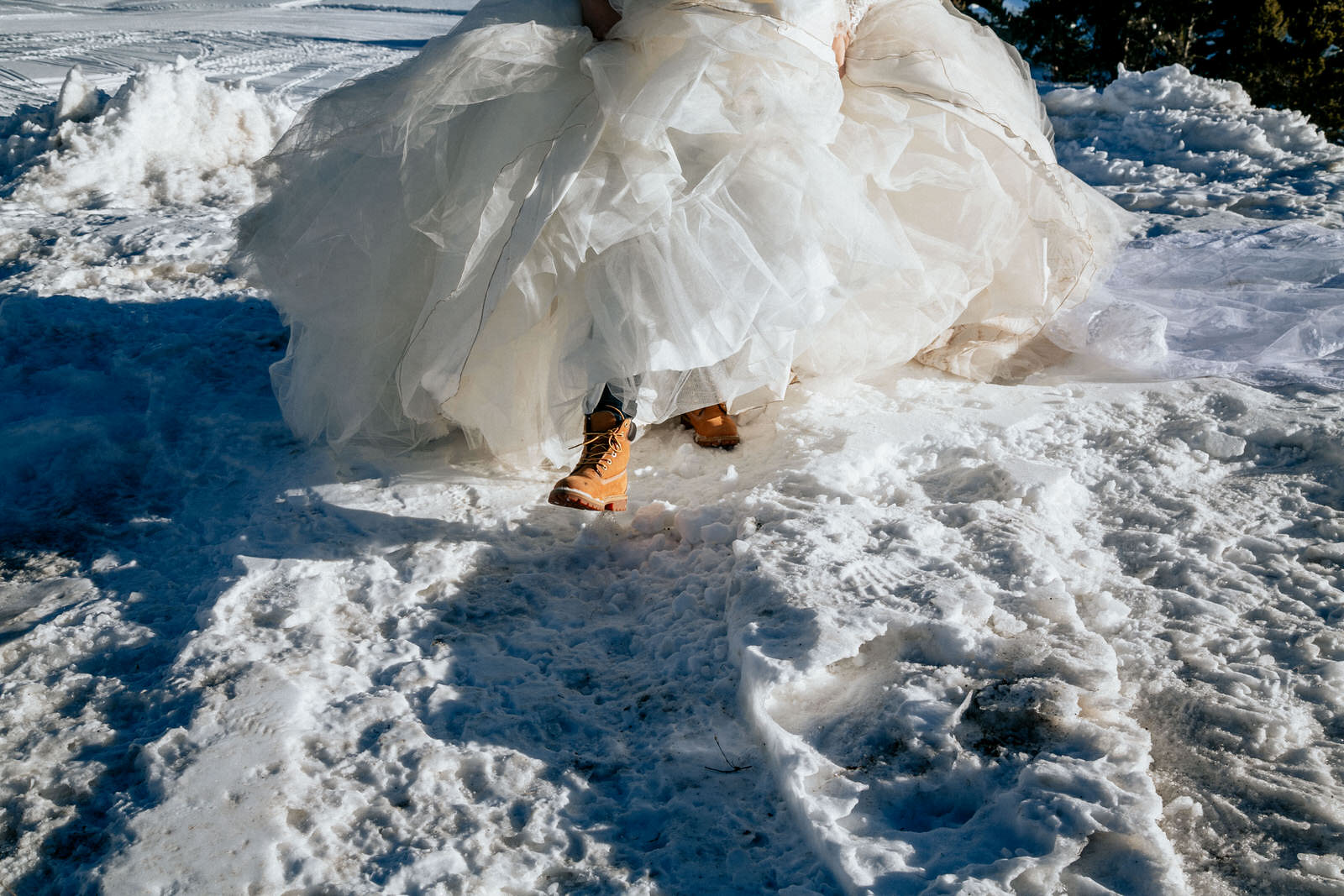 botas de la novia