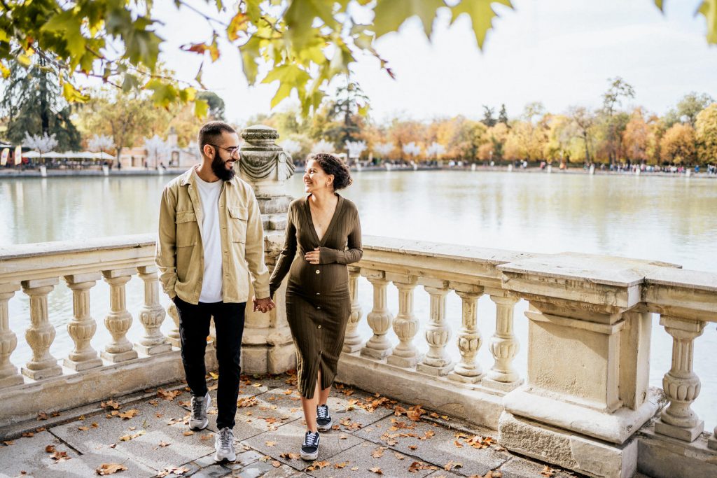 Fotos de embaraza en Madrid | Parque el Retiro