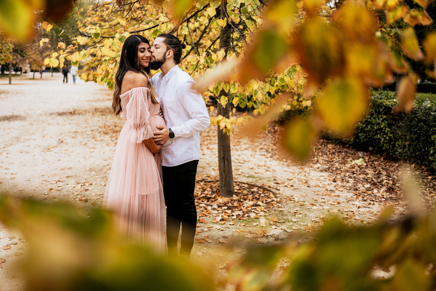 embarazada pareja