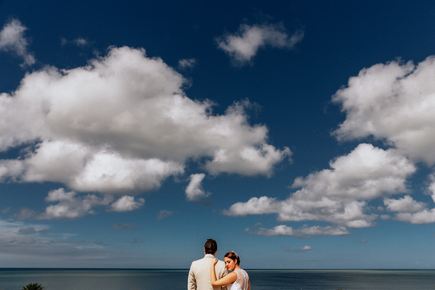 Trash the Dress con nuves