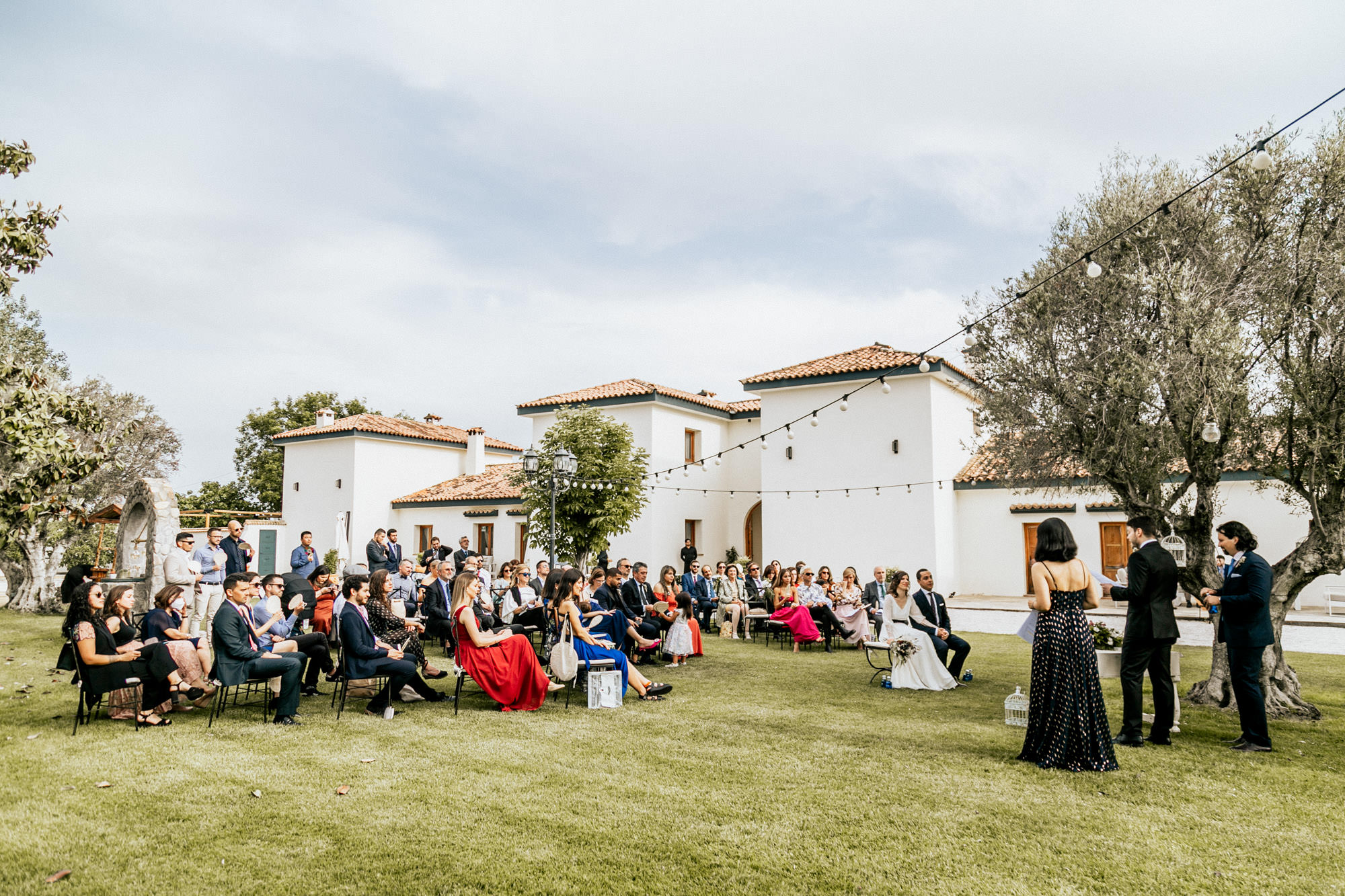 ceremonia de una boda en Finca Quinta la Jara