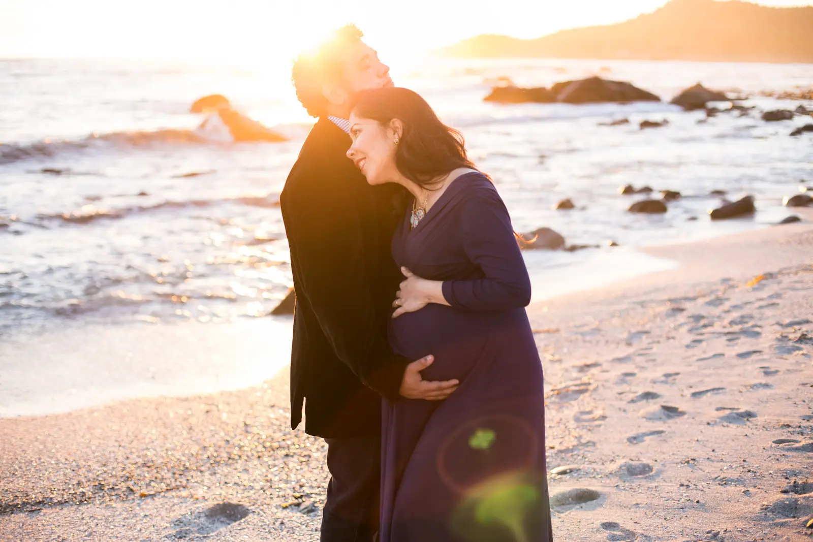 fotos de embarazadas en la playa