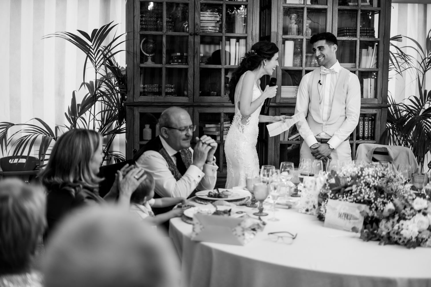 discurso de los novios en la cena