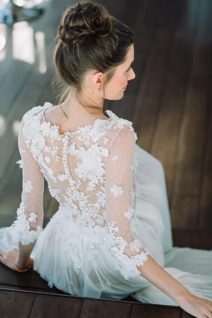 Beautiful bride hair