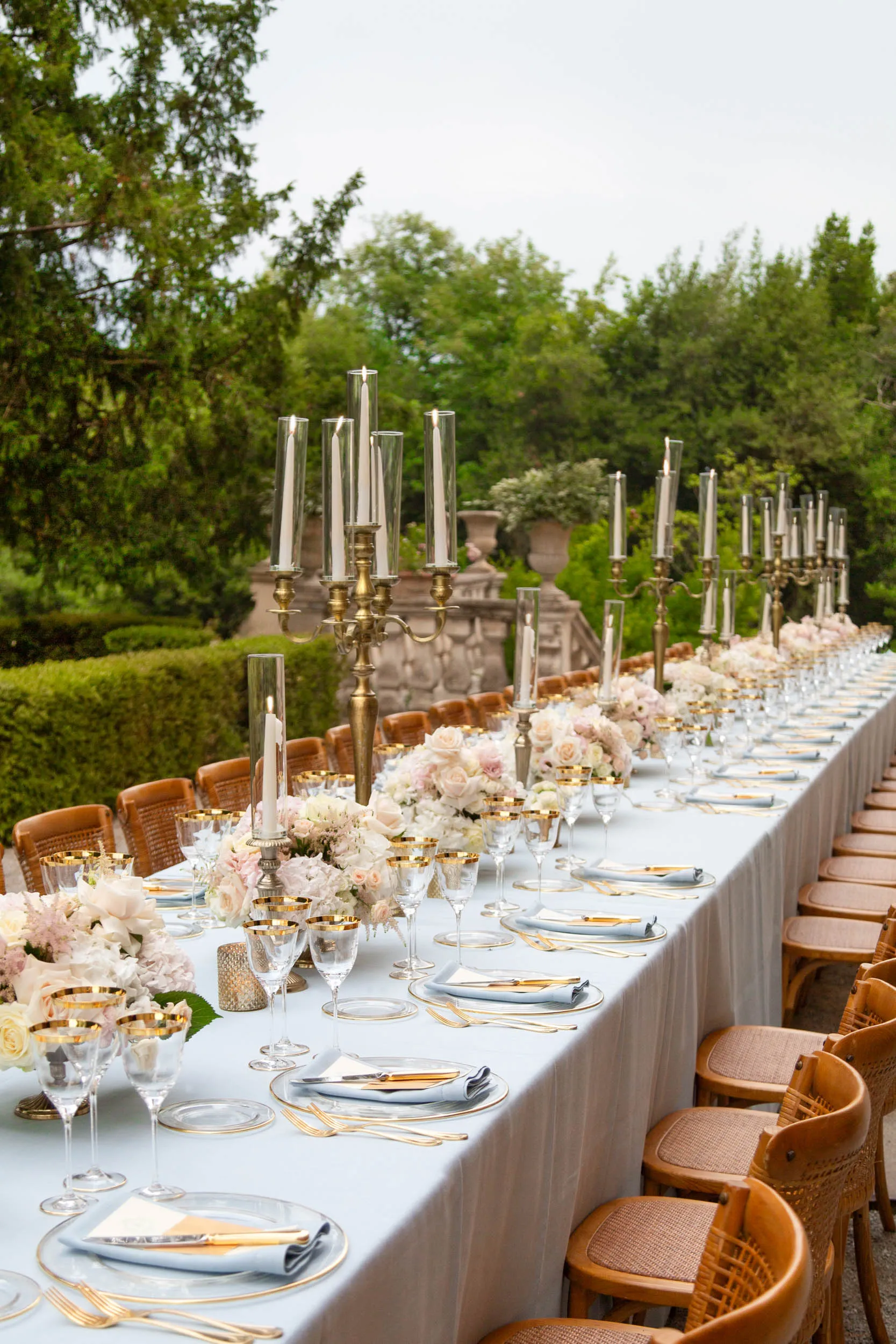 Wedding table detail