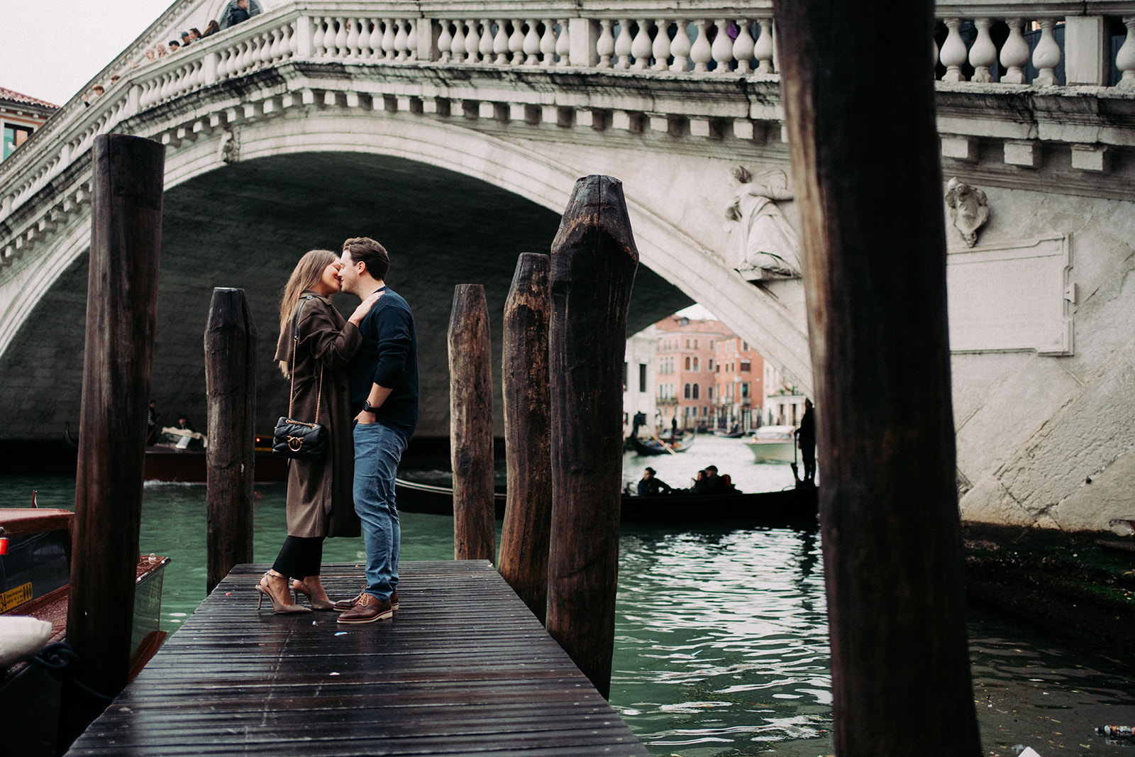 Timeless engagement photos in Venice Italy
