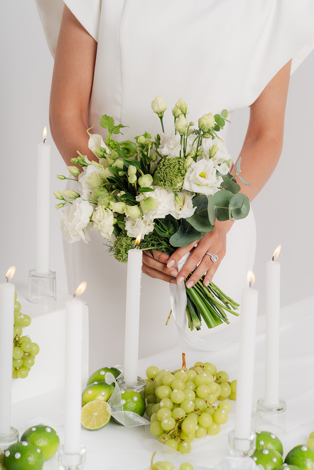 Editorial bridal portrait with Pronovias Rajola gown in Valencia