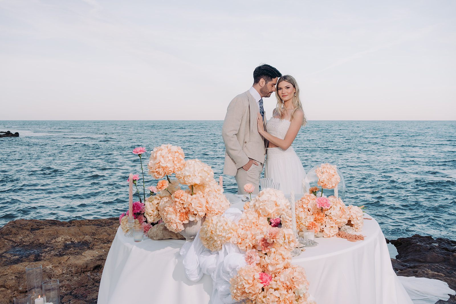 Mediterranean wedding experience by the sea