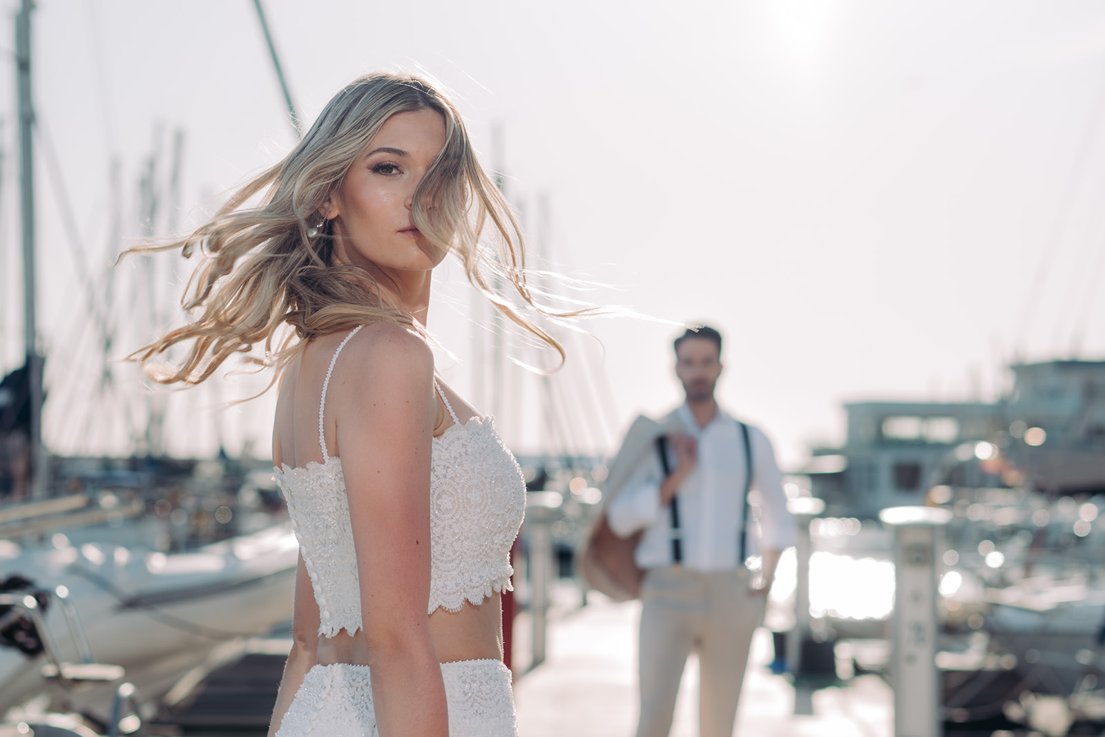 Bridal details inspired by coastal weddings