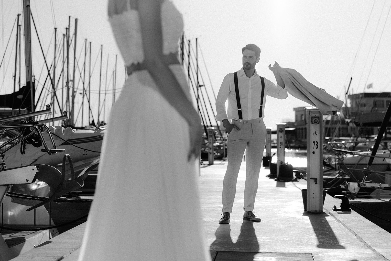 Wedding dress movement Mediterranean style